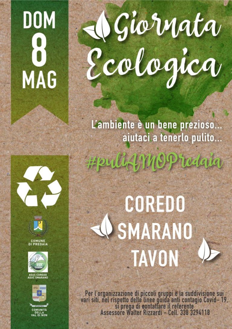Scopri di più sull'articolo Giornata ecologica Coredo|Smarano|Tavon